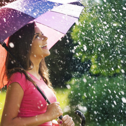 Girl-Happy-In-Rain